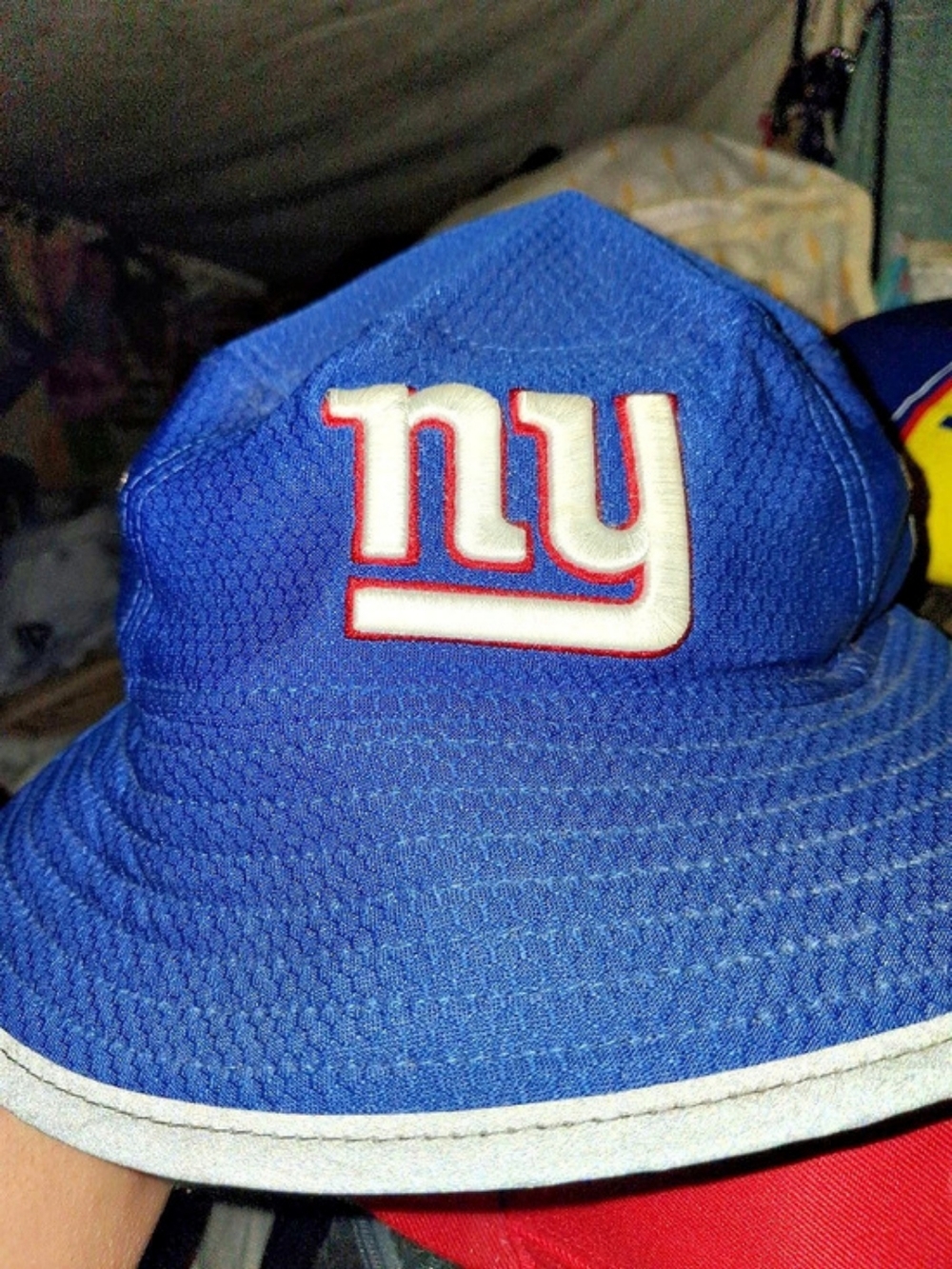 New Era New York Giants New Era NFL Sideline / Training Camp Bucket Hat NFL